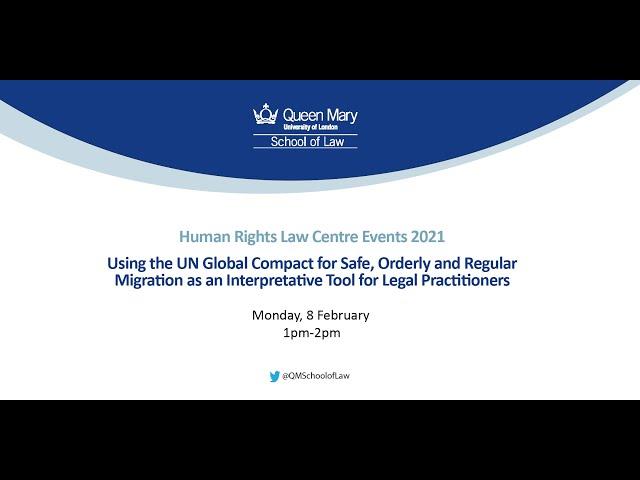 Human Rights Law Centre Events 2021 Online Seminar