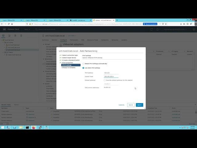 VMware DCV 017 - Adding iSCSI Shared Storage to ESXi Host in vCenter Server