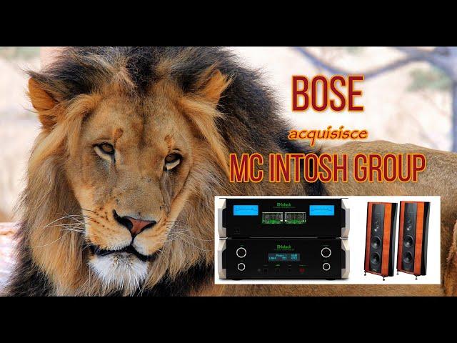 BOSE acquisisce MC INTOSH GROUP