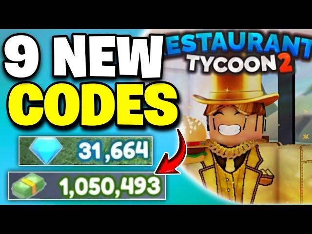 LATEST️ RESTAURANT TYCOON 2 CODES - ROBLOX RESTAURANT TYCOON 2 - RESTAURANT TYCOON 2 CODE