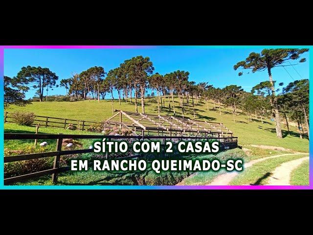 Sítio com 4,5 hectares, 2 Casas de Alvenaria, Próximo ao centro da Cidade - Rancho Queimado R$1.9 mi