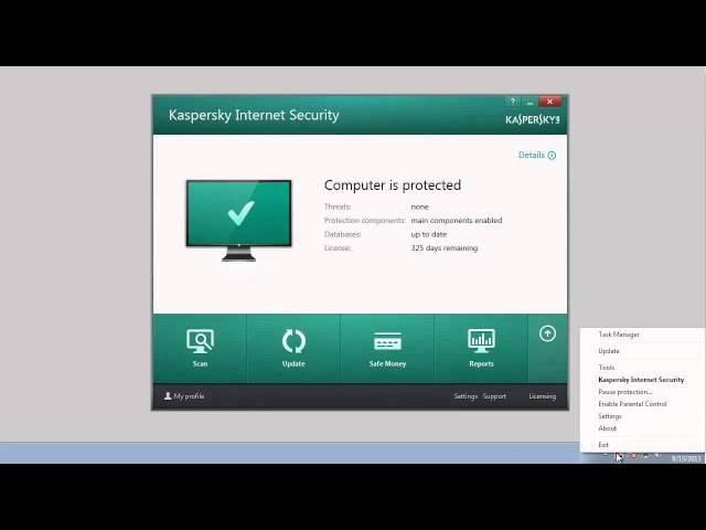 How to update anti-virus databases - Kaspersky Internet Security 2014
