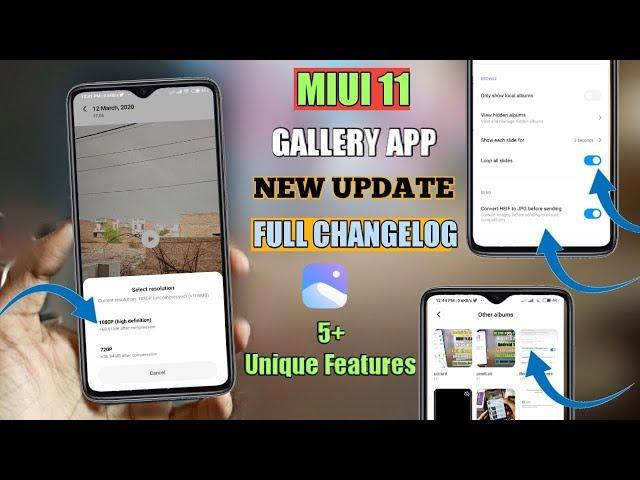 MIUI 11 New Update Gallery App  Full Changelog 5+ Unique Feature