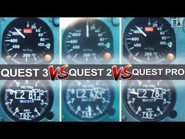 THROUGH THE LENSES - Quest 3 vs Quest 2 vs Quest PRO - Best PCVR?