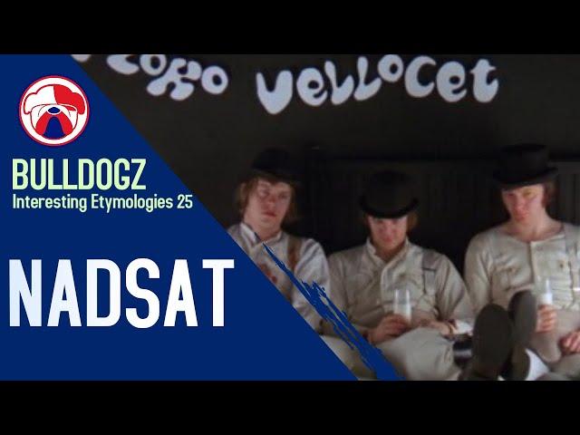 Interesting Etymologies 25 : Nadsat