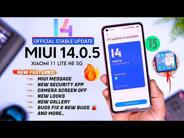 Xiaomi 11 Lite NE 5G MIUI 14.0.5 India Stable Update Full Changelog & features, MIUI Message back 