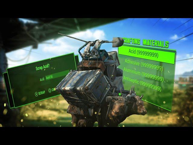 Fallout 4 Resource DUPLICATION GLITCH // Easy Item Duplication Glitch in FALLOUT 4