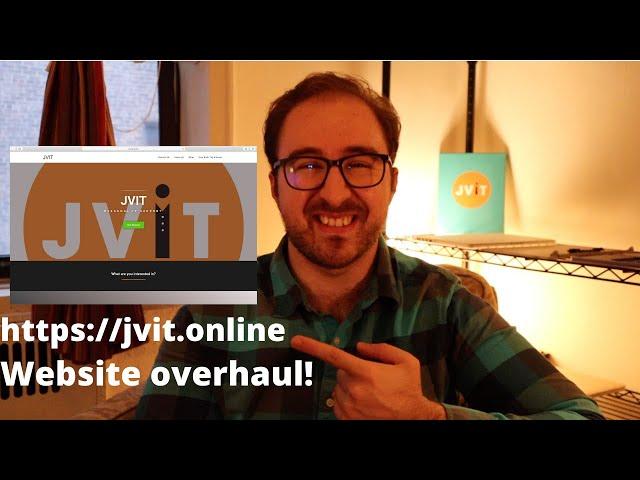 Community Update - JVIT - Website Overhaul https://jvit.online