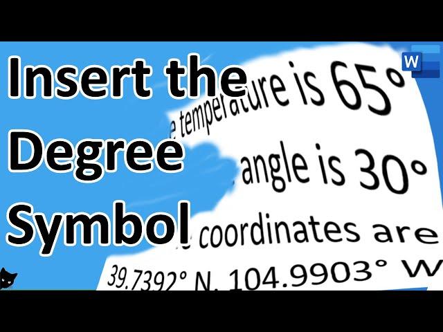Word Wizardry: Adding Degree Symbols in MS Word for Eye-Catching Documents