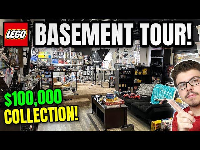 The ULTIMATE LEGO Basement! (2023 LEGO Room Tour)