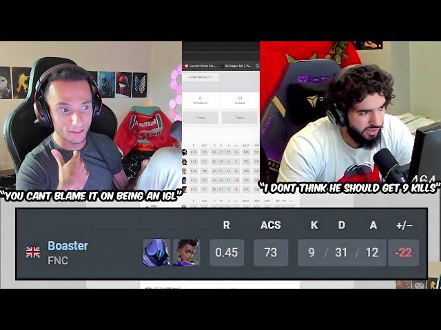 FNS & ScreaM On FNC Boaster's Poor Stats vs TH & Why it's Not Because he is IGLING