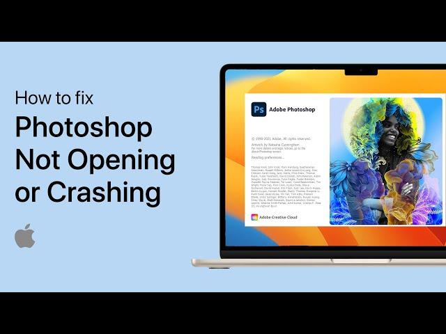 How To Fix Photoshop CC Not Opening or Crashing on macOS