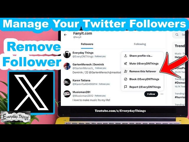 Manage Your Twitter Followers: How to Remove a Follower