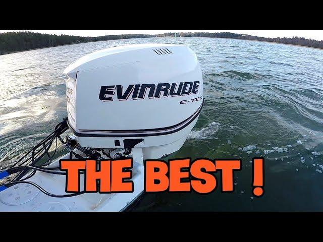 The Best Outboard Motor in the World ! Evinrude 250hp e-tec G1.