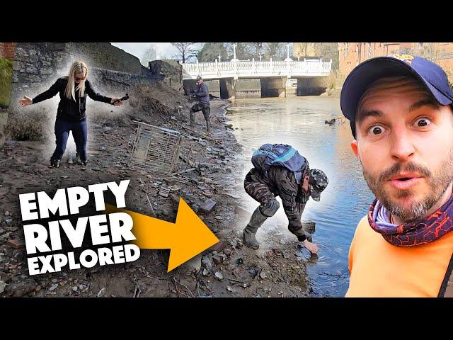 CASTLE RIVER DRAINED! We search it for TREASURE!