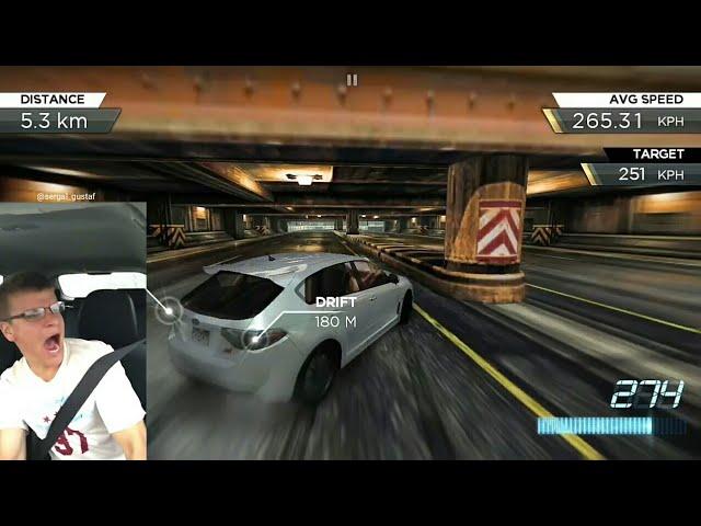 Singing man Crash inside car | NFS Most Wanted [mobile]