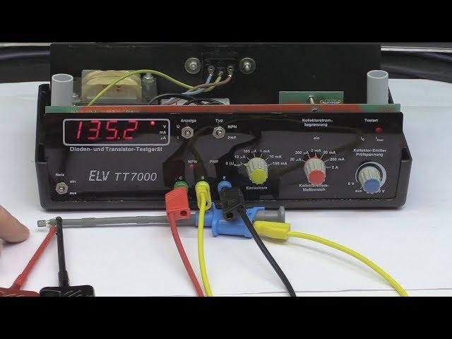 A Transistor-Tester with hfe and Breakdown Measurement