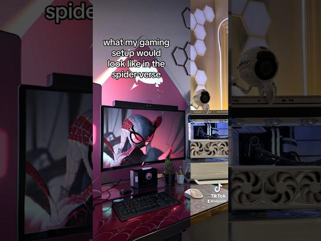 Spider-Man’s Setup #pc #gamingsetups #gaming #pcsetup #spiderman #spiderverse