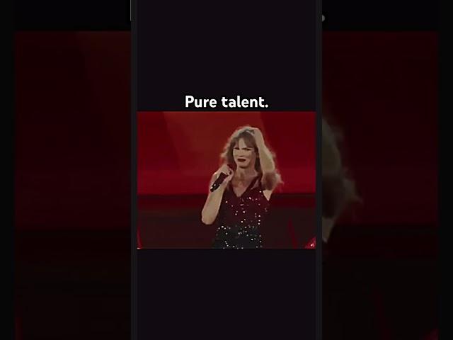 Pure talent. #taylorswift #red #redtv #erastourmovie