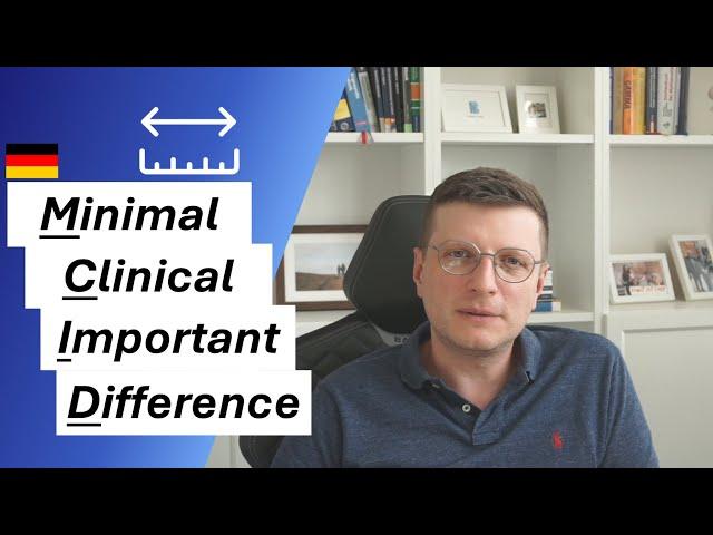 Minimal Clinical Important Difference (MCID) erklärt