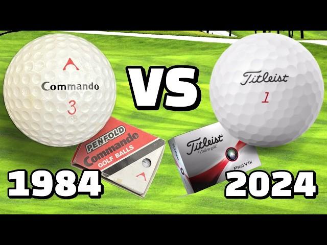 Can a VINTAGE Golf Ball Keep Up With the Titleist Pro V1x? The Results Will SHOCK You!