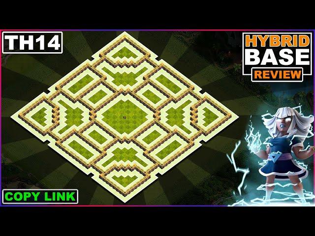 NEW BEST TH14 HYBRID/TROPHY/FARMING Base 2022 | Town Hall 14 Hybrid Base Link - Clash of Clans