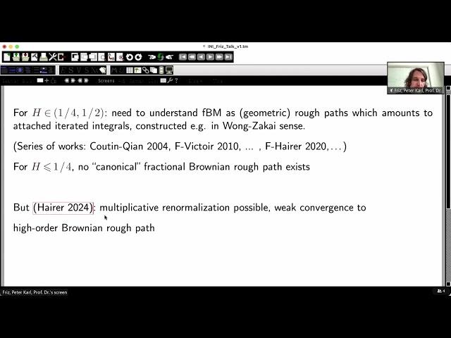 Prof. Peter Friz | A rough analytic view on (some) anomalous diffusions