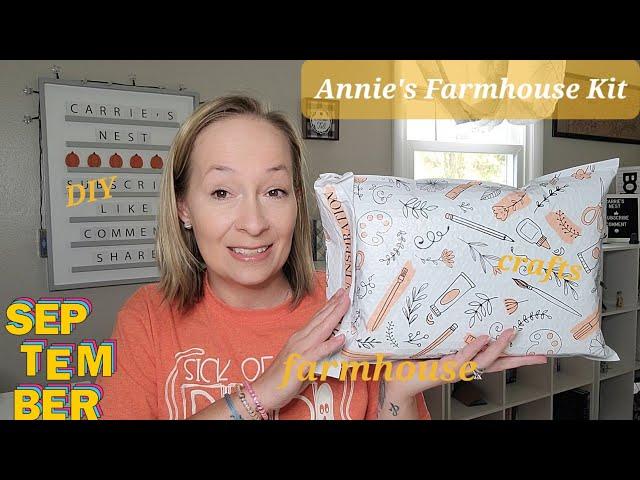 NEW Annie's Kit Club • Farmhouse Style Kit #annieskitclub #farmhousestylekit #unboxing