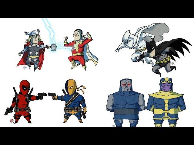 Marvel and DC Similar Characters