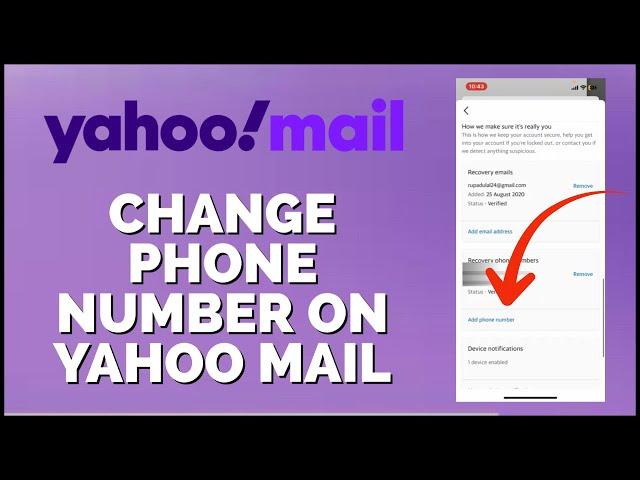 How to Change Phone Number in Yahoo Mail App 2024?