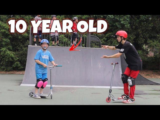 INSANE 10 YEAR OLD SCOOTER KID!