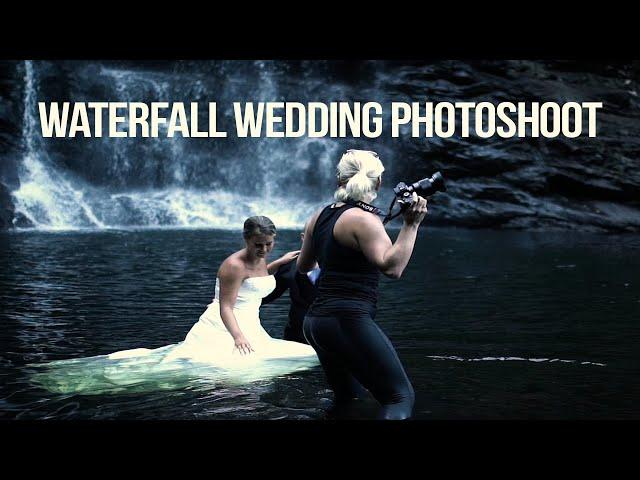 Waterfall Wedding Photoshoot