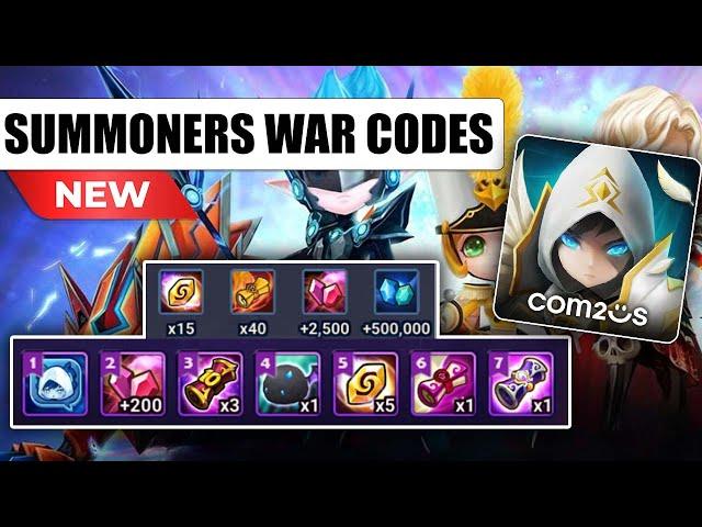 SUMMONERS WAR CODES NEW 2024  SUMMONERS WAR SKY ARENA PROMO CODE