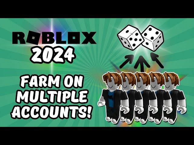 How To Play On MULTIPLE ACCOUNTS On Roblox 2024!