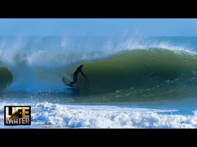 A WILD SWELL Turns to PERFECT Shorebreak WEDGES!
