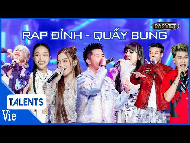 Tổng hợp những bản rap đỉnh, quẩy điên đảo, gây tiếng vang tại Rap Việt 2024