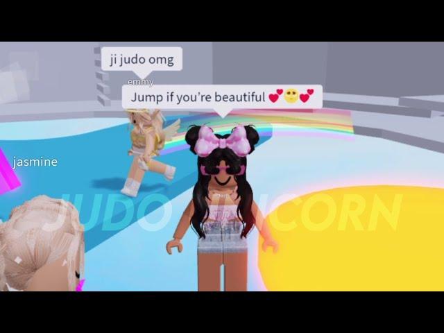 Jump if You're Beautiful ~ Roblox Trend 2021 || Judo Unicorn