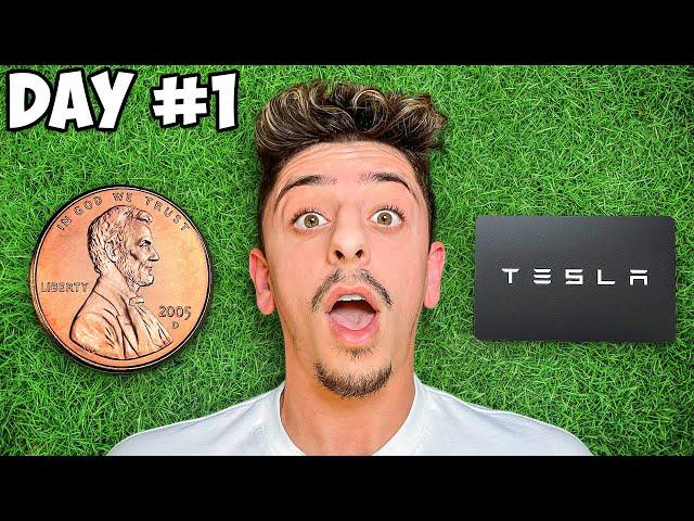 Trading a Penny to a Tesla in 1 Week