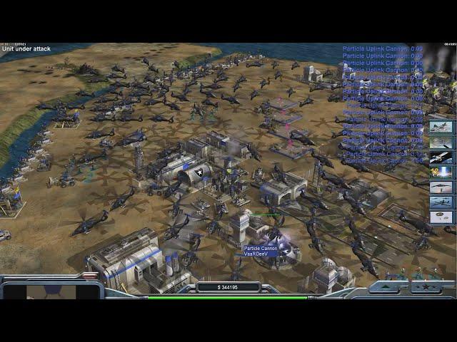 " Keeping it cool " USA Laser - 1 v 7 HARD - Command & Conquer Generals Zero Hour