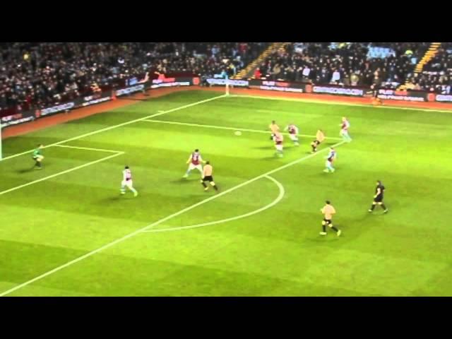 GOAL: James Hanson - Aston Villa vs Bradford City - Capital One Cup Semi Final (2nd Leg)