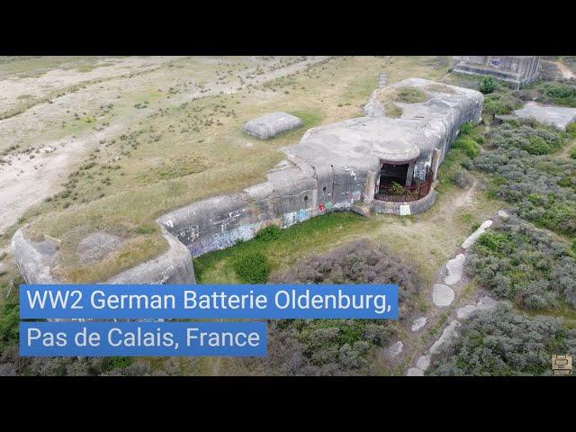 Go inside massive WW2 German bunkers at Batterie Oldenburg Calais