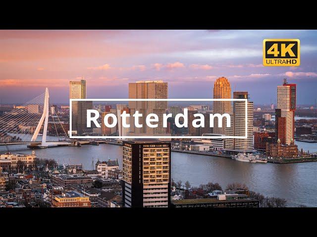 Rotterdam , Netherlands  | 4K Drone Footage