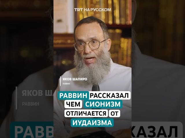 Раввин Шапиро рассказал, чем отличается сионизм от иудаизма