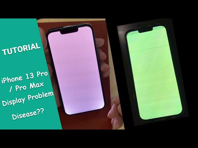 iPhone 13 Pro LCD Bug Fix 【Tutorial】White Green Display Problem