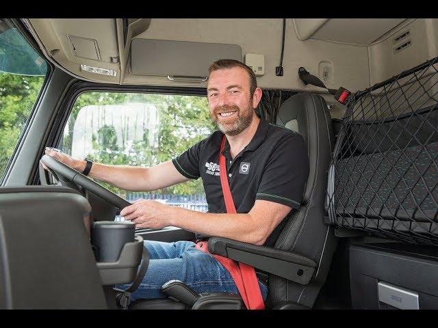 A Week In Trucks - Mike Corcoran (Volvo Trucks UK) Grilled in the Cafe