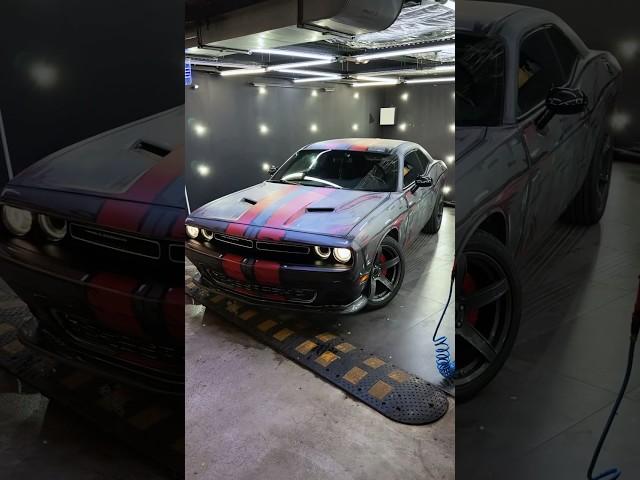 Dodge challenger в стиле комикс Крутая роспись не менее крутого авто , как вам работа ?  #мск