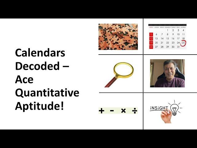 Cracking Dates – Mastering Calendars in Quantitative Aptitude - MadhavanSV