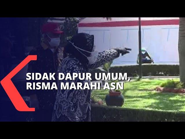 Persiapkan Dapur Umum Alakadarnya, ASN Balai Wyata Guna Kena Marah Risma