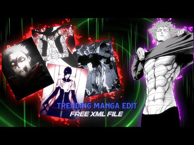 New 5 Trending Anime and Manga Edits  with free Presets/XML [ALIGHT MOTION] #4