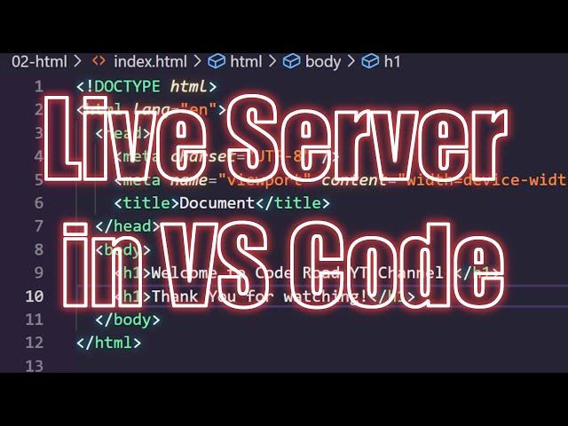 How to Install Live Server in Visual Studio Code (VS Code)